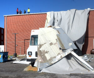 'Straight-line wind' storm destroys trees, damages buildings